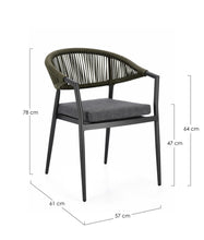 Load image into Gallery viewer, Orlando Store™ - Sedia Millor Antracite/Verde