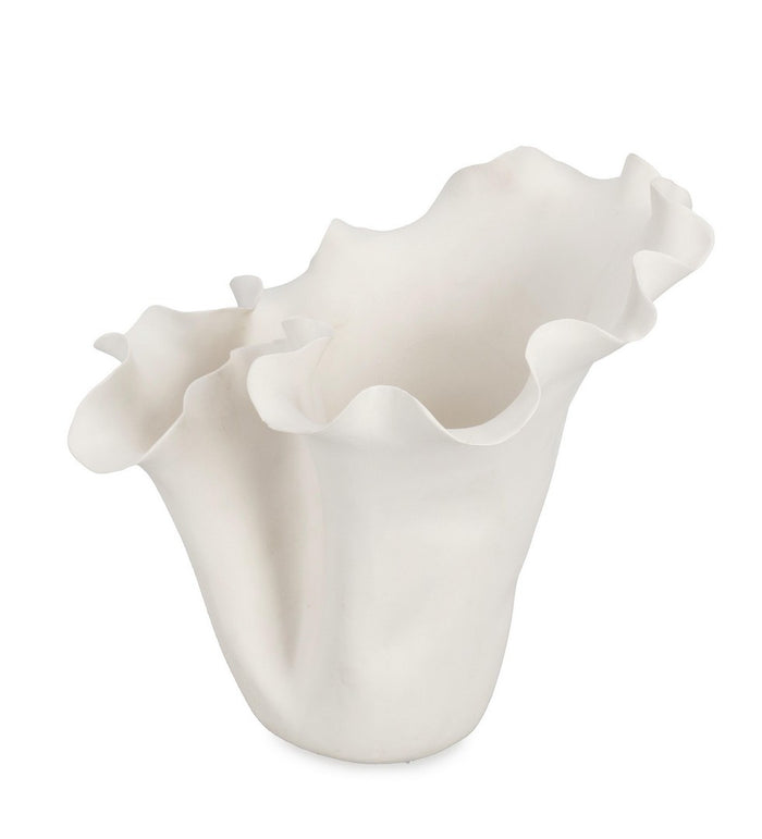 Orlando Store™ - Vaso Minde Svasato Bianco H27