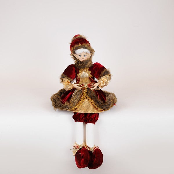 Orlando Store™ - Arlecchino con Abito Bordeaux 61 cm