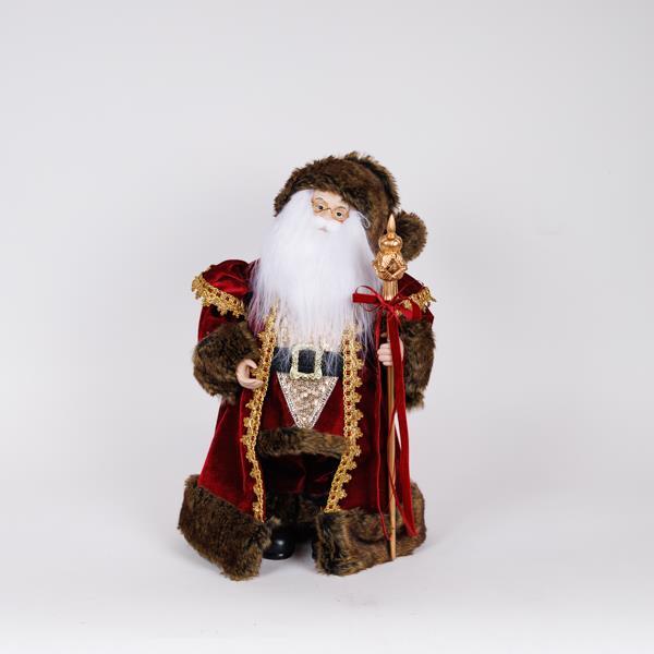 Orlando Store™ - Babbo Natale con Scettro D'Oro 46 cm