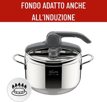 Carica l'immagine nel visualizzatore di Gallery, Orlando Store™ - Lagostina Irradial Control Pentola a Pressione 5 L in Acciaio Inox 18/10