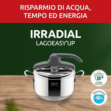 Carica l'immagine nel visualizzatore di Gallery, Orlando Store™ - Lagostina Irradial Control Pentola a Pressione 3.5 L in Acciaio Inox 18/10 Ø 22 cm