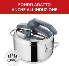 Carica l'immagine nel visualizzatore di Gallery, Orlando Store™ - Lagostina Irradial Control Pentola a Pressione 3.5 L in Acciaio Inox 18/10 Ø 22 cm