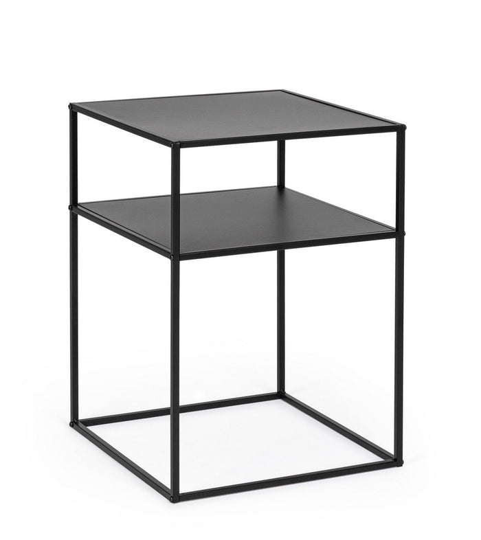 Orlando Store™ - Consolle Alrik Quadrato Nero 37,5X50,5H