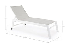 Carica l'immagine nel visualizzatore di Gallery, Orlando Store™ - Lettino Alto con ruote Hilde Bianco Cloud