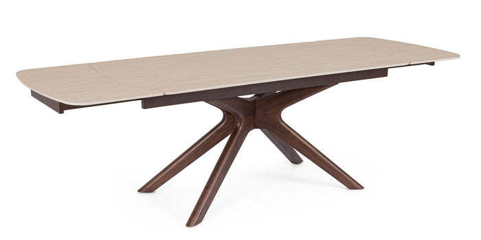 Orlando Store™ - Tavolo Allungabile Maritta Noce 170/250X90