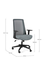 Load image into Gallery viewer, Orlando Store™ - Sedia Ufficio Wesley Grigio Scuro