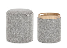 Carica l'immagine nel visualizzatore di Gallery, Orlando Store™ - SET2 Pouf Contenitore Sasha Grigio