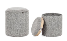 Carica l'immagine nel visualizzatore di Gallery, Orlando Store™ - SET2 Pouf Contenitore Sasha Grigio