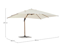 Carica l'immagine nel visualizzatore di Gallery, Orlando Store™ - Ombrellone Orion Naturale/Beige 3X4