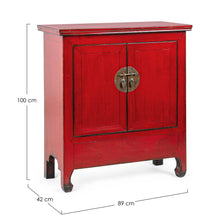 Carica l'immagine nel visualizzatore di Gallery, Orlando Store™ - Credenza 2 Ante Jinan Rosso