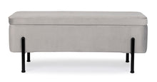 Carica l'immagine nel visualizzatore di Gallery, Orlando Store™ - Panca 2 Posti Contenitore Irina Grigio Chiaro