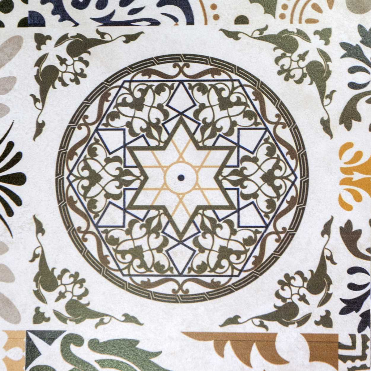 Orlando Store™ - SET Tavolo Mosaico Frigole Tondo + 2 Sedie