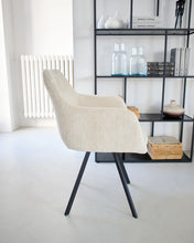 Load image into Gallery viewer, Orlando Store™ - Sedia Girevole con Braccioli Boston Ecrù