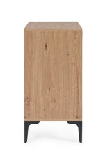 Carica l'immagine nel visualizzatore di Gallery, Orlando Store™ - Cassettiera 3 Cassetti Melys Naturale/Nero 80X78H