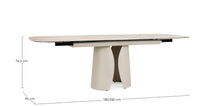 Carica l'immagine nel visualizzatore di Gallery, Orlando Store™ - Tavolo Allungabile Ardis Beige Chiaro 180/240X95