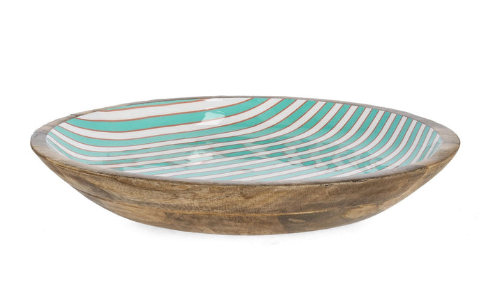 Orlando Store™ - Ciotola Thara Basso Righe Verede D38X7H