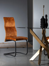 Load image into Gallery viewer, Orlando Store™ - Sedia Thelma Velluto Ruggine