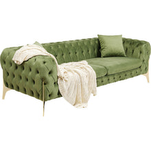Carica l'immagine nel visualizzatore di Gallery, Orlando Store™ - Divano Bellissima 3 posti Velluto Verde 240cm