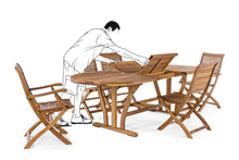 Load image into Gallery viewer, Orlando Store™ - Tavolo Noemi Ovale Allungabile 180-240X100