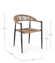 Load image into Gallery viewer, Orlando Store™ - Sedia Jandia Antracite/Natural