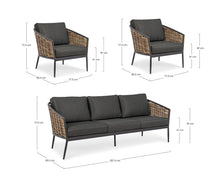 Load image into Gallery viewer, Orlando Store™ - SET3 Maribela Anthracite Living Room