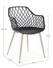 Carica l'immagine nel visualizzatore di Gallery, Orlando Store™ - Sedia Optik Nero