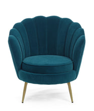 Carica l'immagine nel visualizzatore di Gallery, Orlando Store™ - Poltrona Giliola Blu Pavone