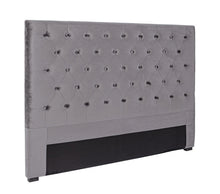 Carica l'immagine nel visualizzatore di Gallery, Orlando Store™ - Testiera Letto Caspar Grigio Scuro 160