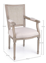 Load image into Gallery viewer, Orlando Store™ - Liliane Beige Chair with Armrests