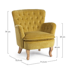 Carica l'immagine nel visualizzatore di Gallery, Orlando Store™ - Poltrona Orlins Senape