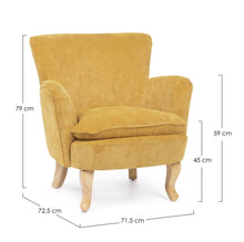 Carica l'immagine nel visualizzatore di Gallery, Orlando Store™ - Poltrona Chenille Ocra