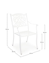 Load image into Gallery viewer, Orlando Store™ - Chair with Armrests Ivrea White