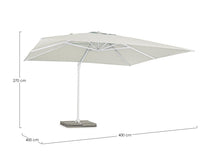 Carica l'immagine nel visualizzatore di Gallery, Orlando Store™ - Ombrellone Braccio Eden 4X4 Bianco-Naturale