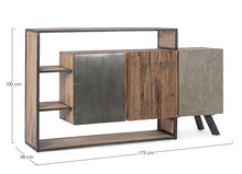 Carica l'immagine nel visualizzatore di Gallery, Orlando Store™ - Credenza 3 ante Manchester