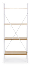 Carica l'immagine nel visualizzatore di Gallery, Orlando Store™ - Libreria 4 Piani Elettra Bianca 60X32,5 H148