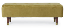 Load image into Gallery viewer, Orlando Store™ - Kira Olive 2-Seater Storage Bench