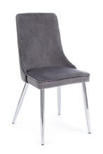 Carica l'immagine nel visualizzatore di Gallery, Orlando Store™ - Sedia Corinna Velluto Grigio