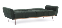 Load image into Gallery viewer, Orlando Store™ - Johnny Velvet Sofa Bed Dark Green