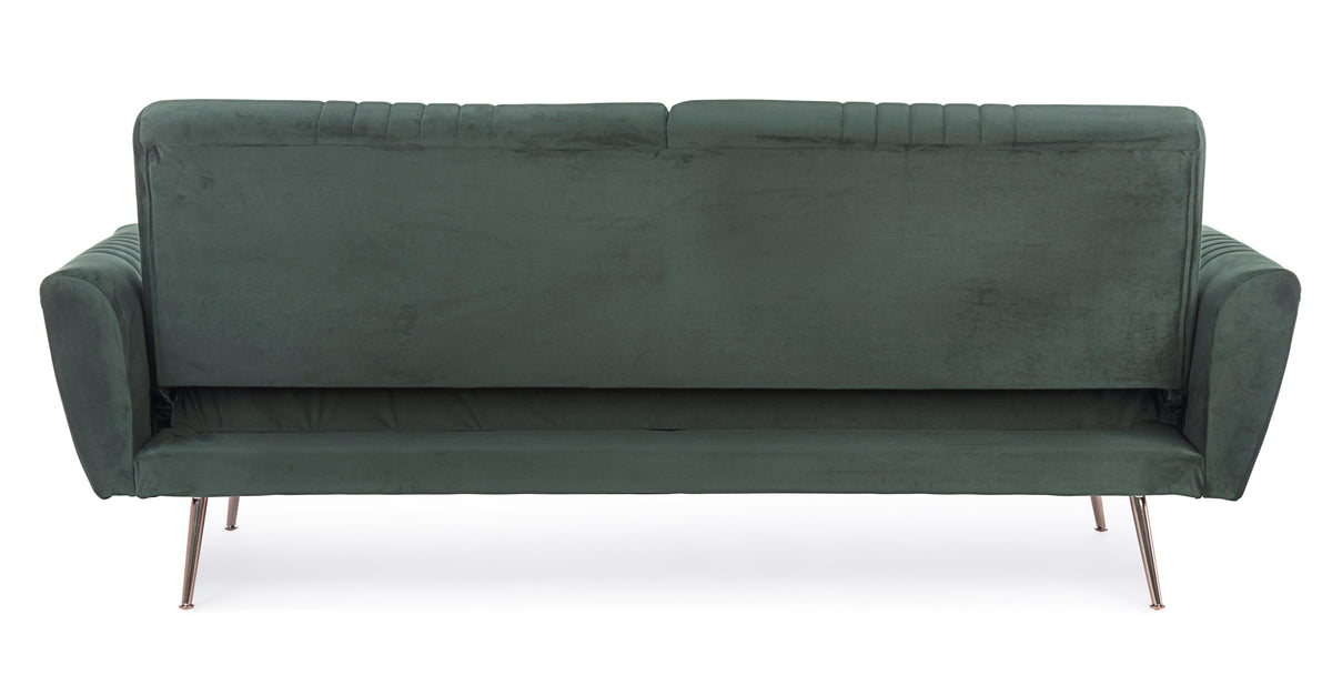 Orlando Store™ - Johnny Velvet Sofa Bed Dark Green