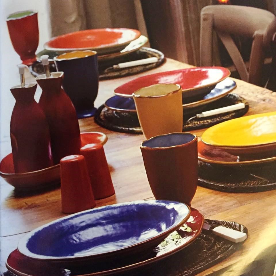Orlando Store™ - 18pcs Multicolor Plate Set