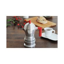 Load image into Gallery viewer, Orlando Store™ - Pulcina Red Handle Espresso Coffee Maker - 6 cups