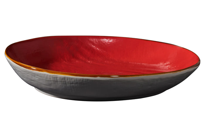 Orlando Store™ - Vassoio Ovale Bordo Alto Mediterraneo Grigio