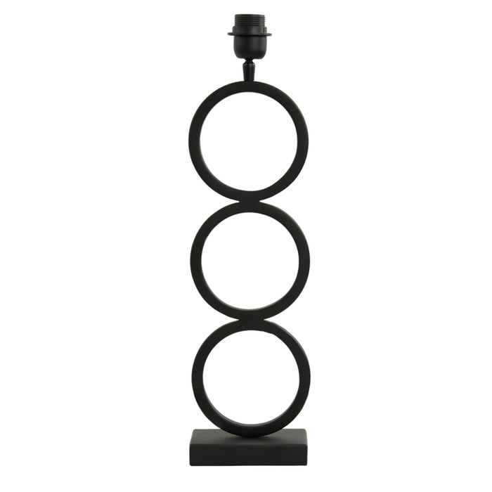 Orlando Store™ - Base Lampada Stelios Nero Opaco 15x10x51 cm