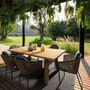 Orlando Store™ - Sedia con Bracciolo Maribela Antracite YK13