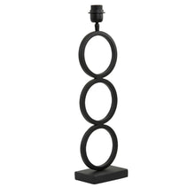 Carica l'immagine nel visualizzatore di Gallery, Orlando Store™ - Base Lampada Stelios Nero Opaco 15x10x51 cm
