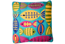 Carica l'immagine nel visualizzatore di Gallery, Orlando Store™ - Cuscino Embroidery Pesci Turchese
