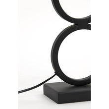 Carica l'immagine nel visualizzatore di Gallery, Orlando Store™ - Base Lampada Stelios Nero Opaco 15x10x51 cm
