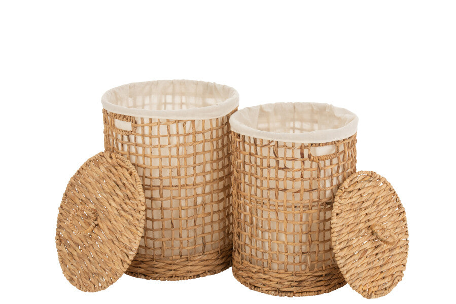 Orlando Store™ - Set 2 Ceste Giacinta D'Acqua Naturale