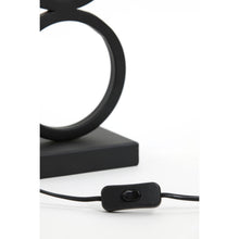 Carica l'immagine nel visualizzatore di Gallery, Orlando Store™ - Base Lampada Stelios Nero Opaco 15x10x51 cm
